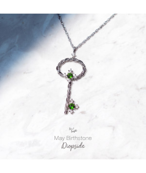 The Birthstone Magical Key Necklace The Birthstone Magical Key Necklace